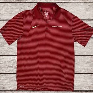 Nike Dri-Fit Men's Florida State Striped Polo Shirt